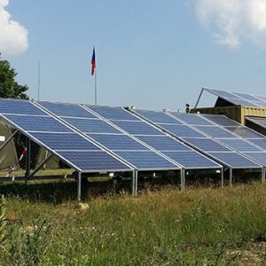 location container photovoltaïque